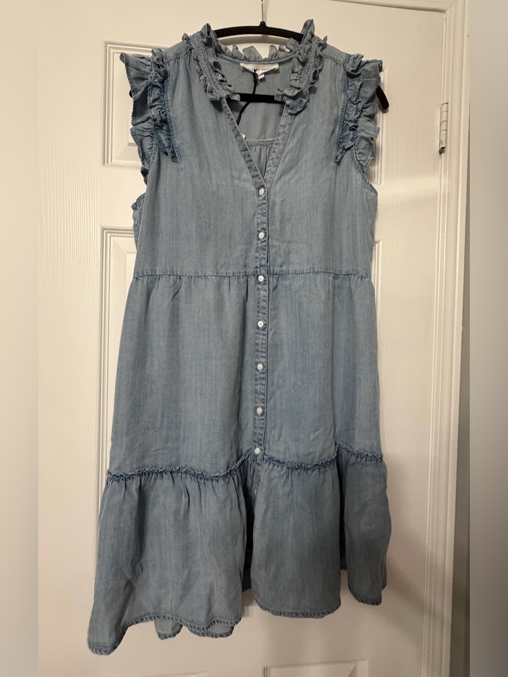 Andy bleach denim blue dress